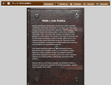 Tablet Screenshot of actapublica.eu